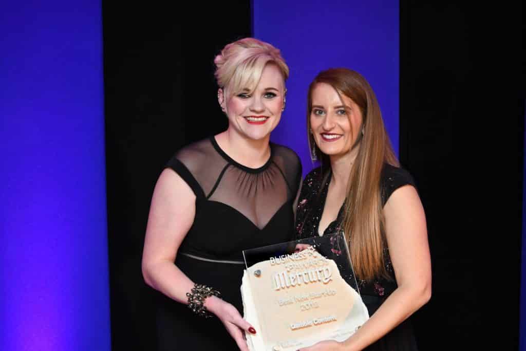 anna morrish accepting quibble award 2019